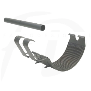 Złączka rynny stalowa Inguri  ⌀ 125 kolor grafitowy RAL 7024